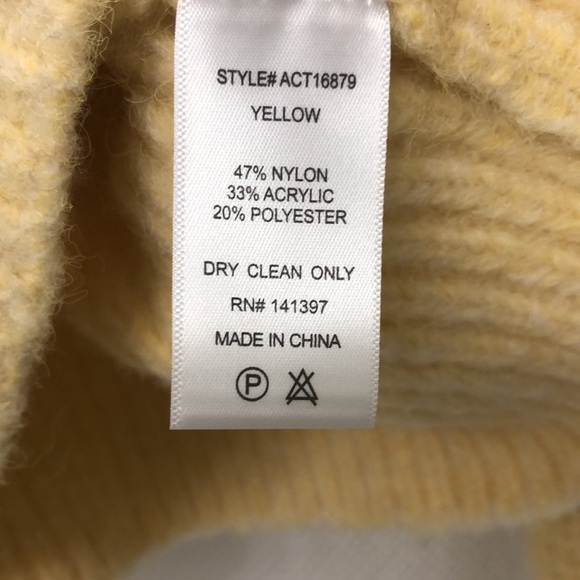 ASTR The Label Lizette Cable Knit Yellow Sweater - Picture 12 of 13